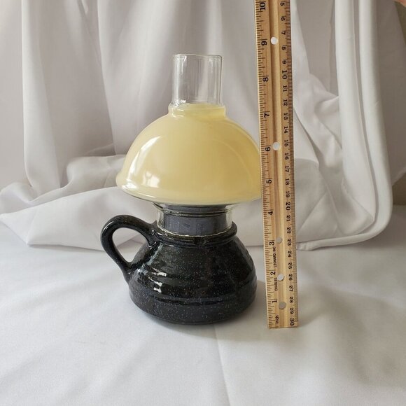 Vintage Dome Globe Hurricane Lamp Tealight Candlelight Holder Glass Chimney - Picture 3 of 13